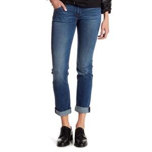 Hudson Bacara Crop Straight Cuffed Jeans Women's Size 31